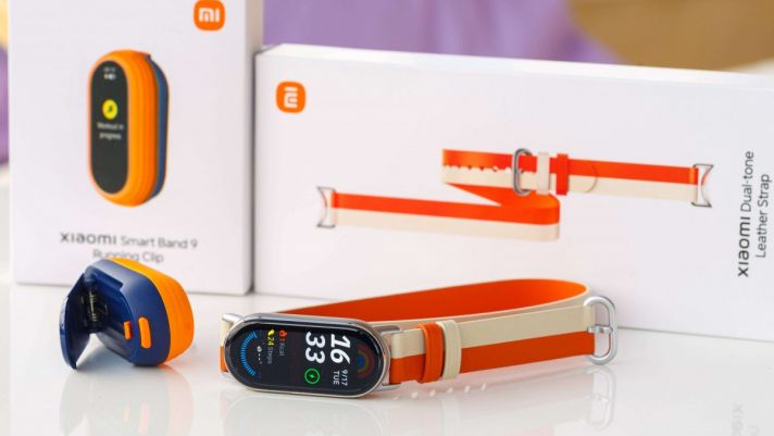 mo hop xiaomi smart band 9 vong deo tay thong minh cuc ky nho gon co the gan vao giay the thao