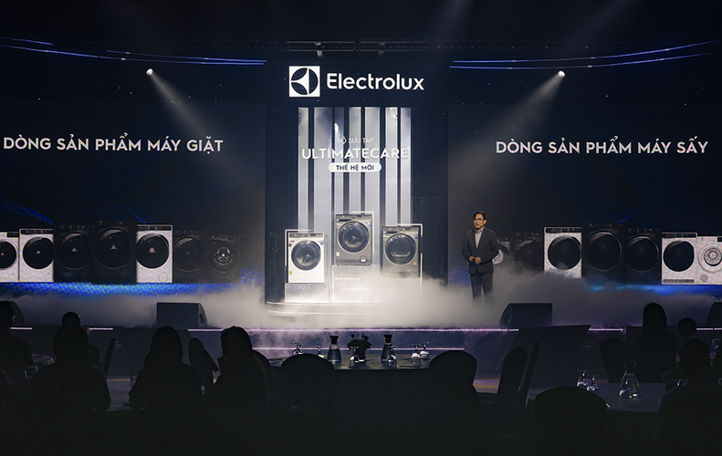 electrolux ra mat may giat dau tien co the giat nhanh full tai trong o viet nam