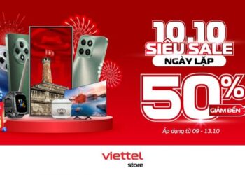 Chớp Ngay Cơ Hội Siêu Sale Ngày Lặp 10.10 Tại Viettel Store – Giảm Sốc Đến 50%